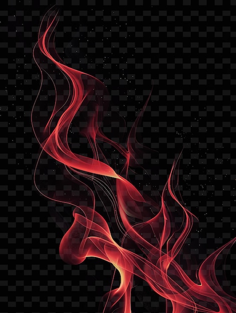 Flickering Neon Flames Fire Texture Material Flame Effect Ne Y2K Texture Shape Background Decor Art