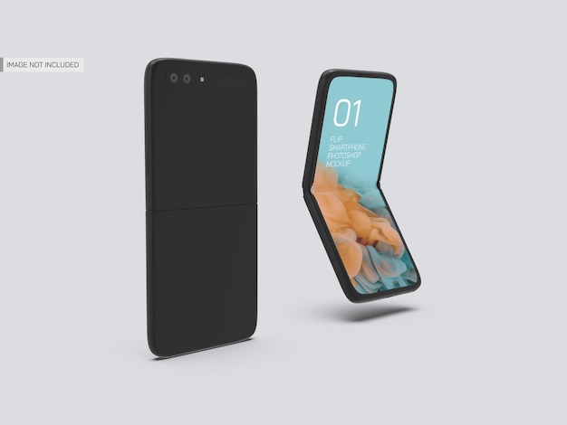 Flip mobiles mockup