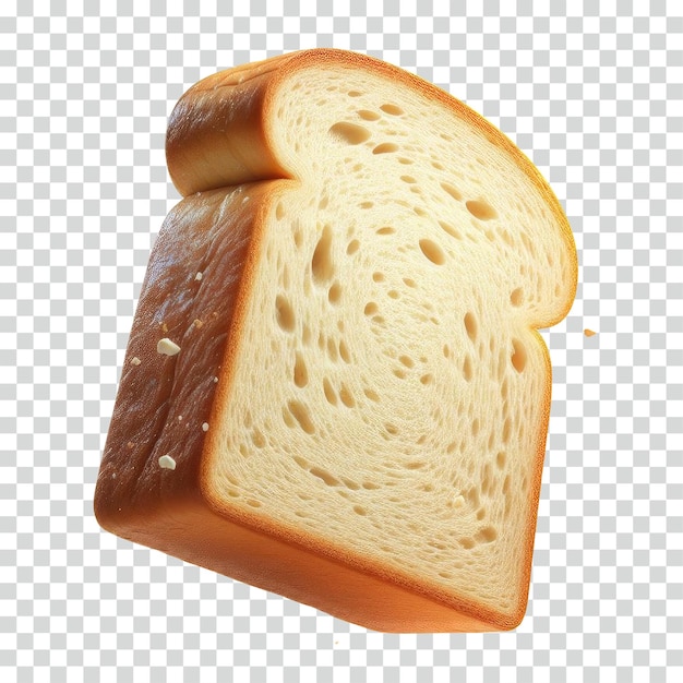 floating bread slice transparent background