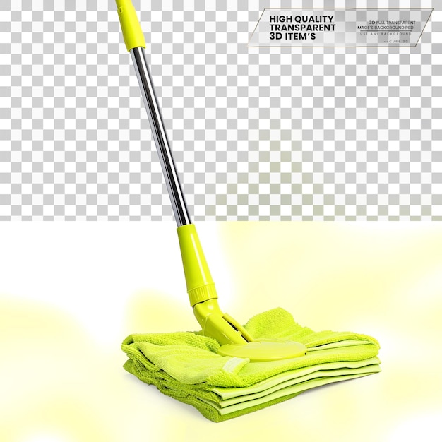 PSD floor cleaner a cleaner used for mopping floors isolated on transparent background