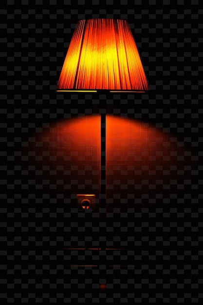 Floor Lamp Light With Steady Glow Warm Radiant Enhancing Amb PNG Y2K Neon Light Effect Design