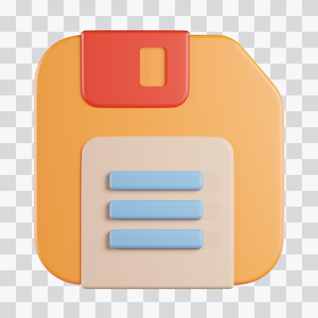 Floppy disk 3D Icon