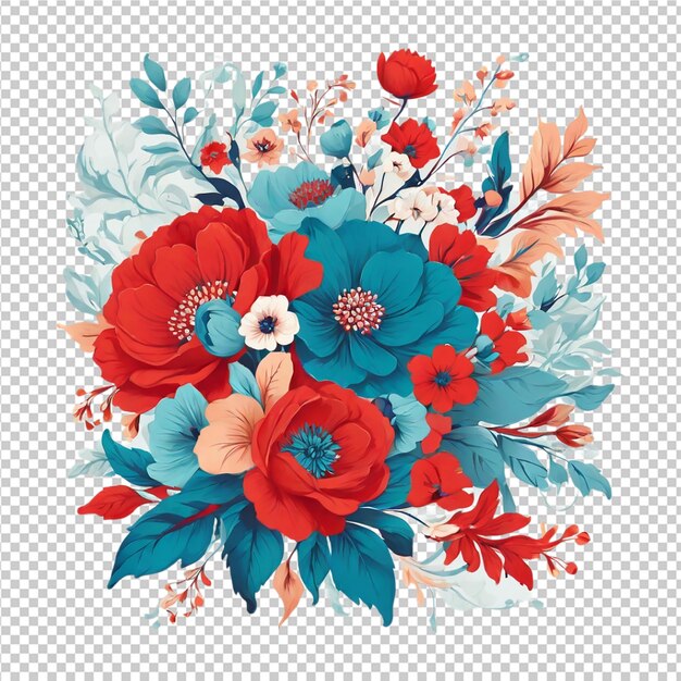 Floral flower bouquet illustration design