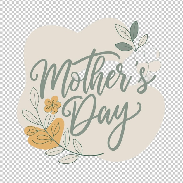 PSD floral mother39s day png