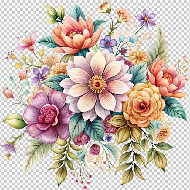 floral ornamentsr with white background