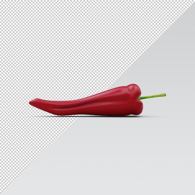 Florina pepper isolated