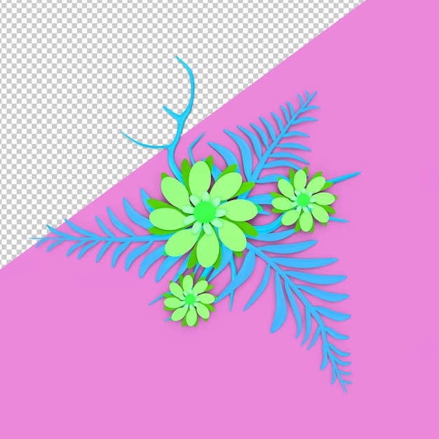 flower 2d transparent