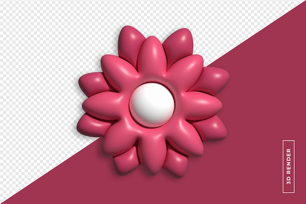 Flower 3D Render Elements For Multipurpose Use