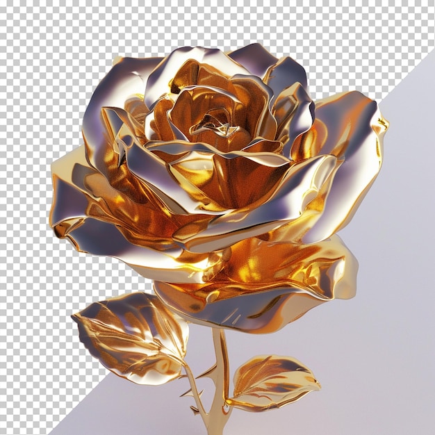 PSD flower isolated on transparent background