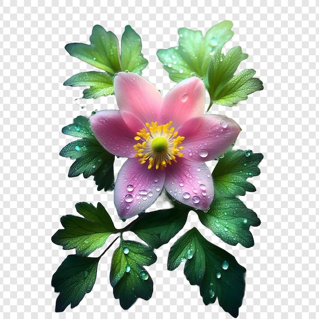 Flower isolated on transparent background