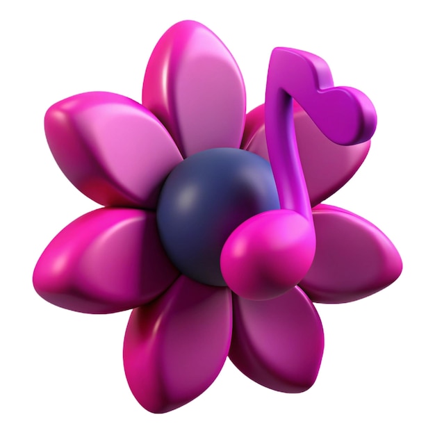 a flower made by purple balloons with a purple one that says quot blue quot