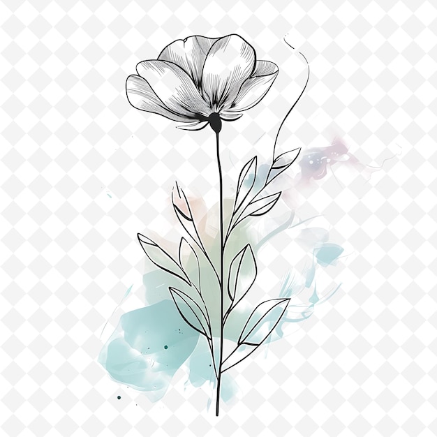 a flower that is on a white background