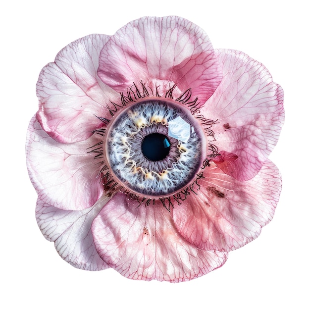 PSD flower on transparent background