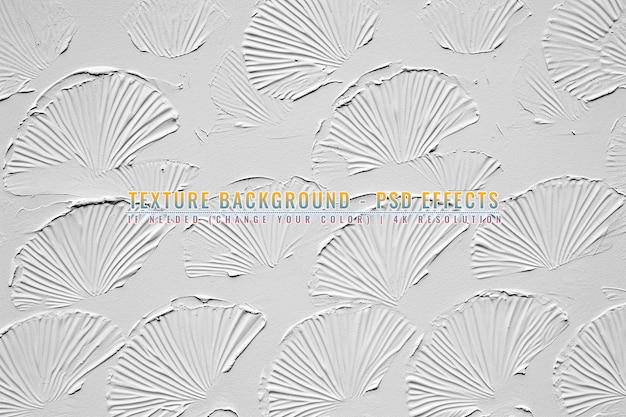 PSD flowers pattern on transparent background