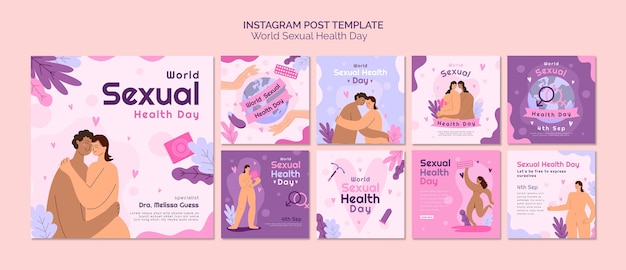 PSD fluid world sexual health day instagram post