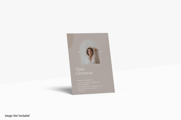 Flyer or brochure mockup Premium Psd