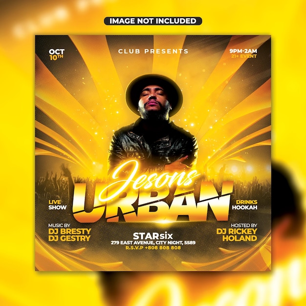 A flyer for the event called " the masons urban ".