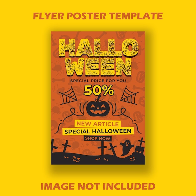 Flyer Poster A4 Halloween Sale