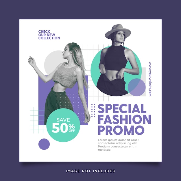 A flyer for a special fashion promotion.