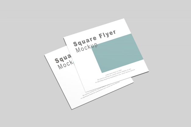 Flyer Square Mock-Up