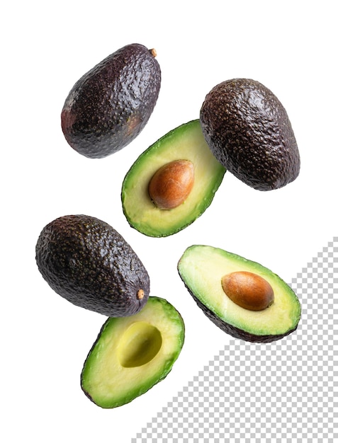 Flying avocados mockup