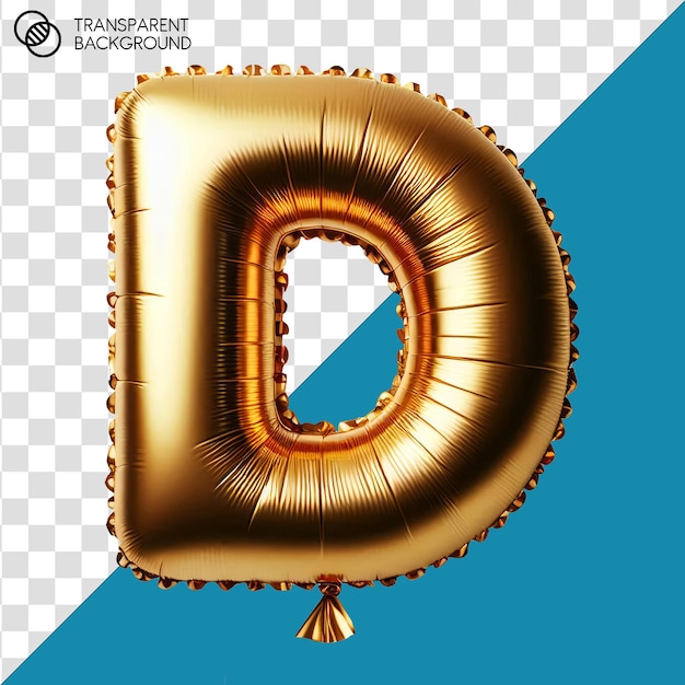 Foil Balloon with letter D