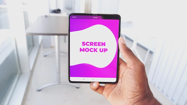 Fold Mobile mockup fold screen mockup psd mockup samsung mobile mockup phone mockup