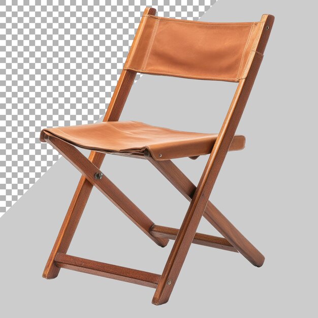 Folding chair on Transparent background