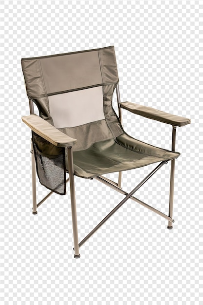 a folding chair with a cover that says s on it