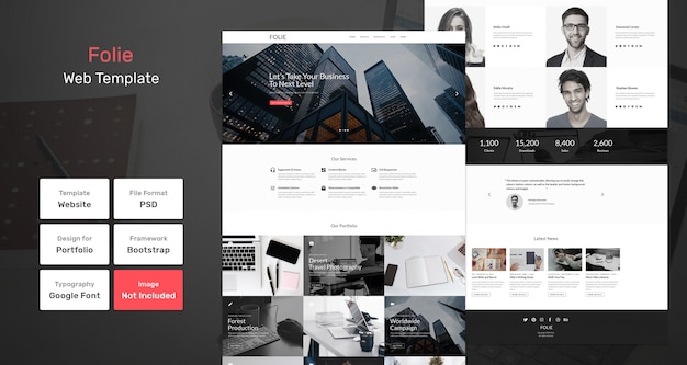 Folie Web Template