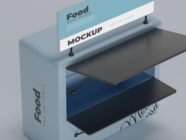 PSD food booth mockup