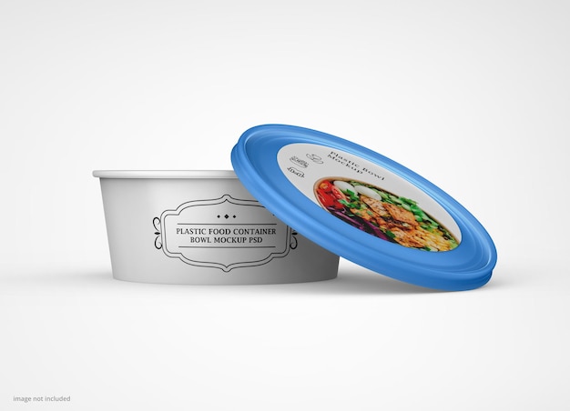 Food Container Bowl Mockup