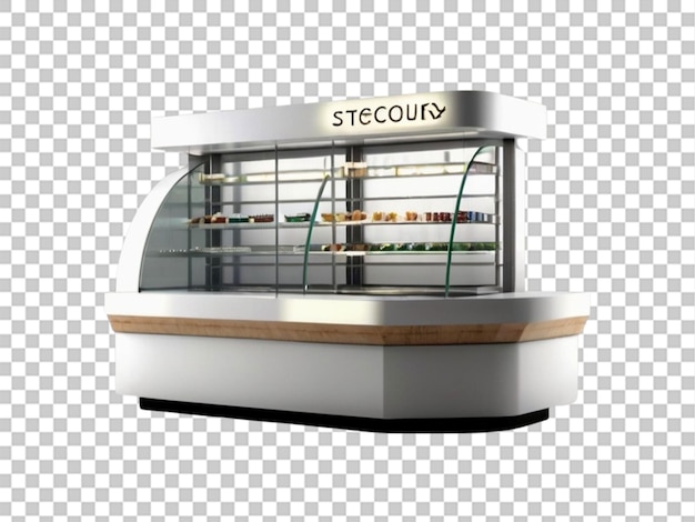 Food Counter on white background