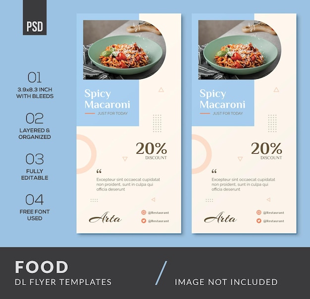 Food DL Flyers