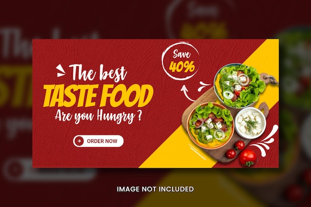 Food Facebook Cover Design