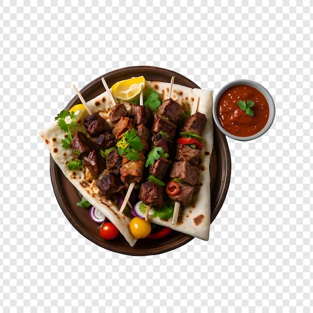 Food isolated on transparent background