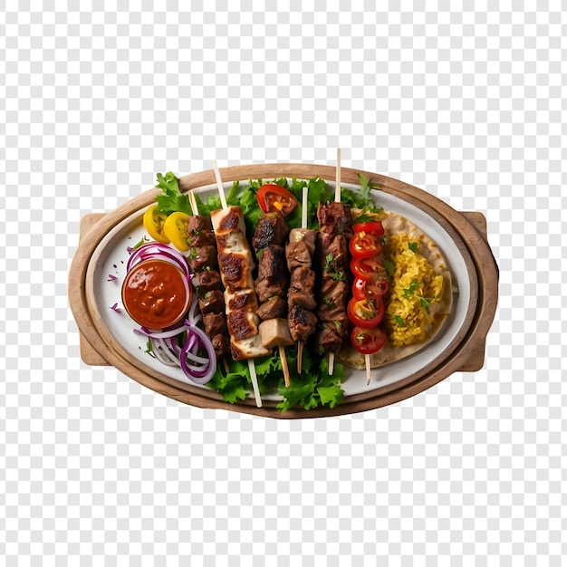 Food isolated on transparent background