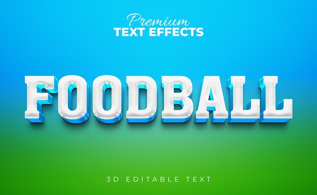 FoodBall 3D Glossy Editable stylish text Effects psd tamplate