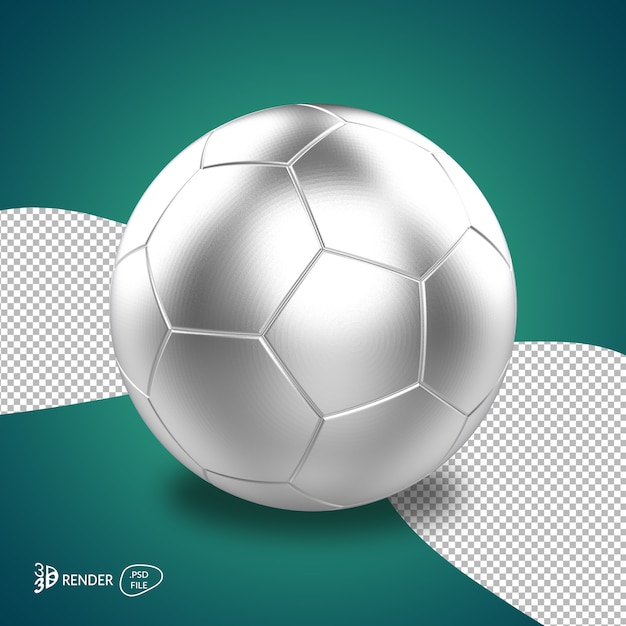 Football 3D Render isolated Isolated