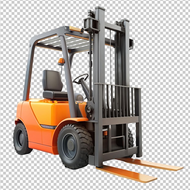 PSD forklift attachment transplant background