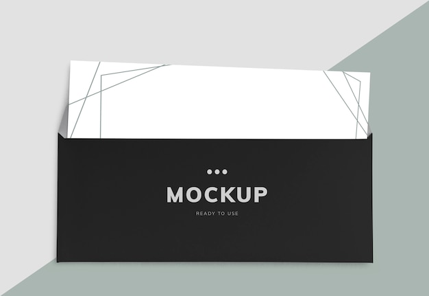 PSD formal letter and envelope mockup