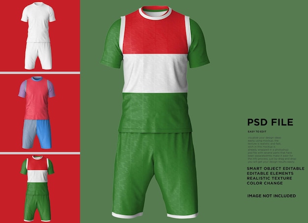 Fottball Kit Mockup