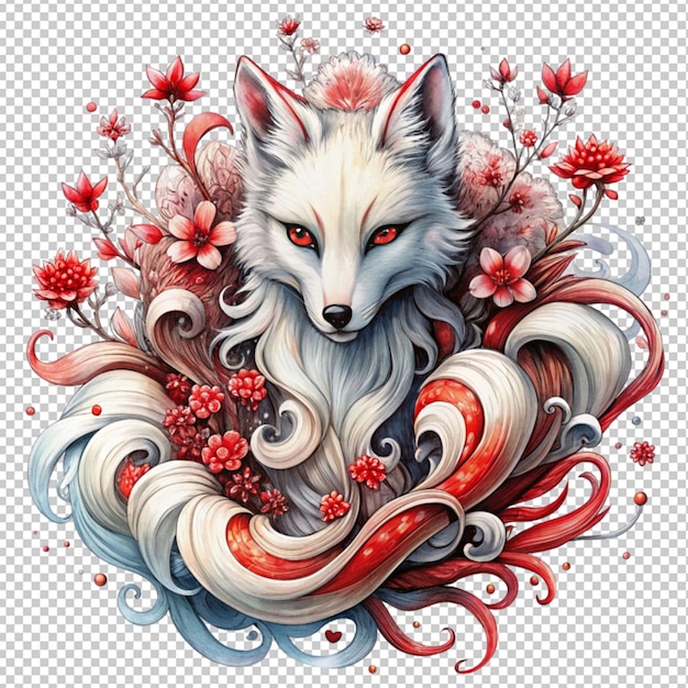 PSD fox art design