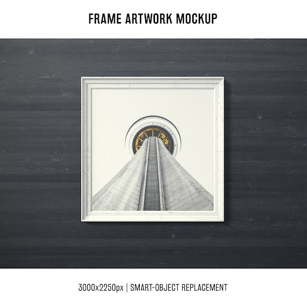 PSD frame artwork mock up