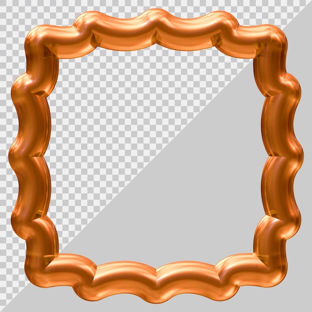 Frame design in 3d render