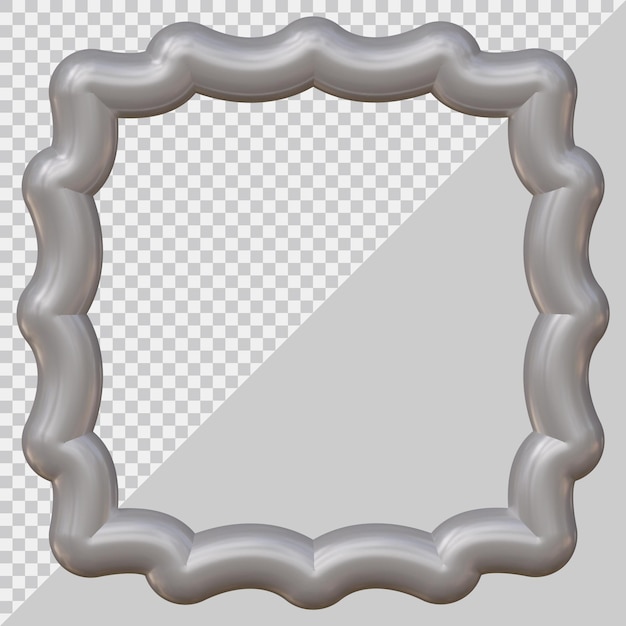 Frame design in 3d render