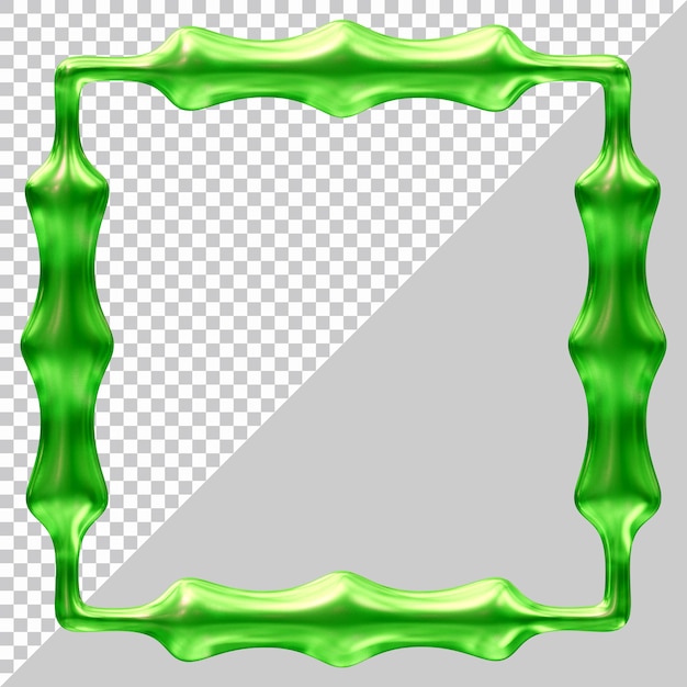 Frame design geometric shape in 3d render