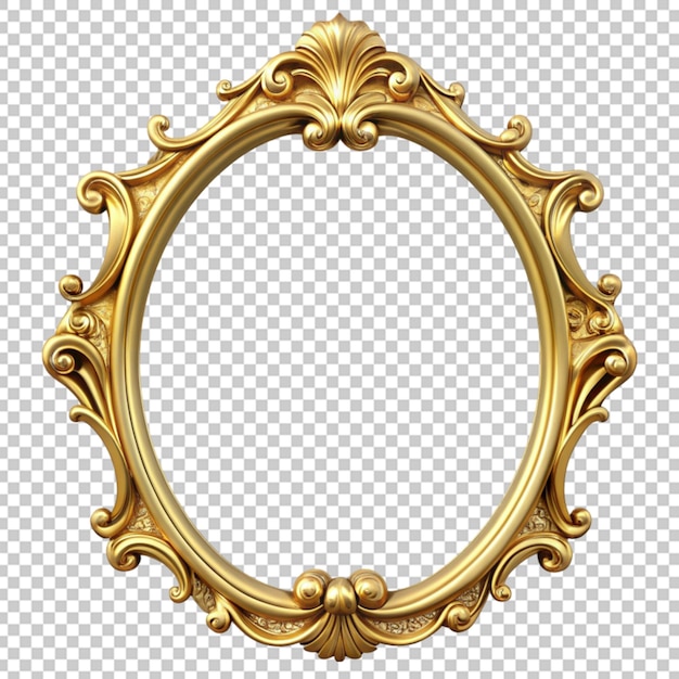 Frame on transparent background