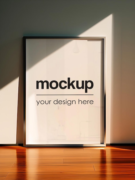 Framed Poster Mockup PSD Artwork Showcase Template