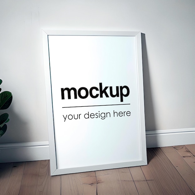 Framed Poster Mockup Template Artwork Showcase